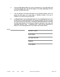Form CHC204 Answer and Counterpetition to Establish Custody and Parenting Time - Minnesota, Page 6