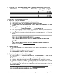 Form CHC105 Affidavit in Support of Establishing Custody and Parenting Time - Minnesota, Page 10