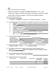 Form CHC105 Affidavit in Support of Establishing Custody and Parenting Time - Minnesota, Page 7