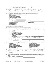 Form CHC105 Affidavit in Support of Establishing Custody and Parenting Time - Minnesota, Page 9