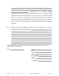 Form PAR103 Affidavit in Support of Motion for Parenting Time Assistance - Minnesota, Page 7