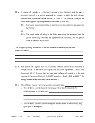 Form CHC303 Affidavit in Support of Motion to Change Custody - Minnesota, Page 3