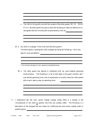 Form CHC303 Affidavit in Support of Motion to Change Custody - Minnesota, Page 4