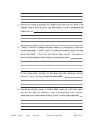Form CHC303 Affidavit in Support of Motion to Change Custody - Minnesota, Page 6