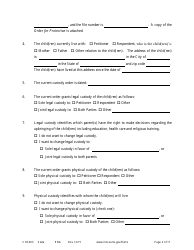 Form CHC403 Affidavit in Response to and Motion to Change Custody - Minnesota, Page 2