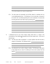Form CHC403 Affidavit in Response to and Motion to Change Custody - Minnesota, Page 5