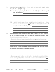 Form CHC403 Affidavit in Response to and Motion to Change Custody - Minnesota, Page 6