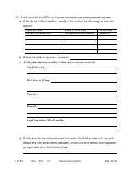 Form CHC603 Petition for Third Party Custody - Minnesota, Page 12