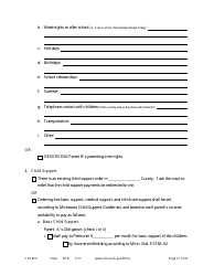 Form CHC603 Petition for Third Party Custody - Minnesota, Page 21