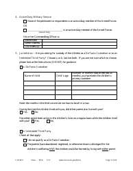 Form CHC603 Petition for Third Party Custody - Minnesota, Page 5