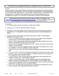 Document preview: Instructions for Form CHP602 Affidavit of Diligent Efforts to Locate Parent and Order for Service by Publication - Minnesota