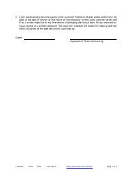 Form CHP404 Notice of Intervention as a A Party as a Matter of Right - Minnesota, Page 2