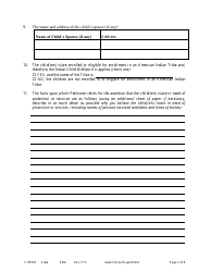 Form CHP302 Child in Need of Protection or Services Petition - Minnesota, Page 3