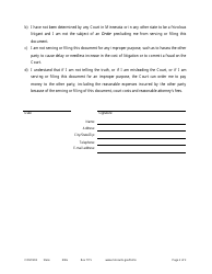 Form COM1202 Notice of Motion and Motion to Seal Records - Minnesota, Page 2