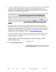 Form DIV1404 Order to Show Cause and Appear - Minnesota, Page 2