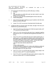 Instructions for Form FAM108 Parenting/Financial Disclosure Statement - Minnesota, Page 2
