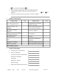 Form FAM108 Parenting/Financial Disclosure Statement - Minnesota, Page 3