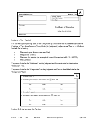 Instructions for Form DIV103 Certificate of Dissolution - Minnesota, Page 3