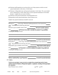 Form DIV402 Petition for Dissolution of Marriage Without Children - Minnesota, Page 9