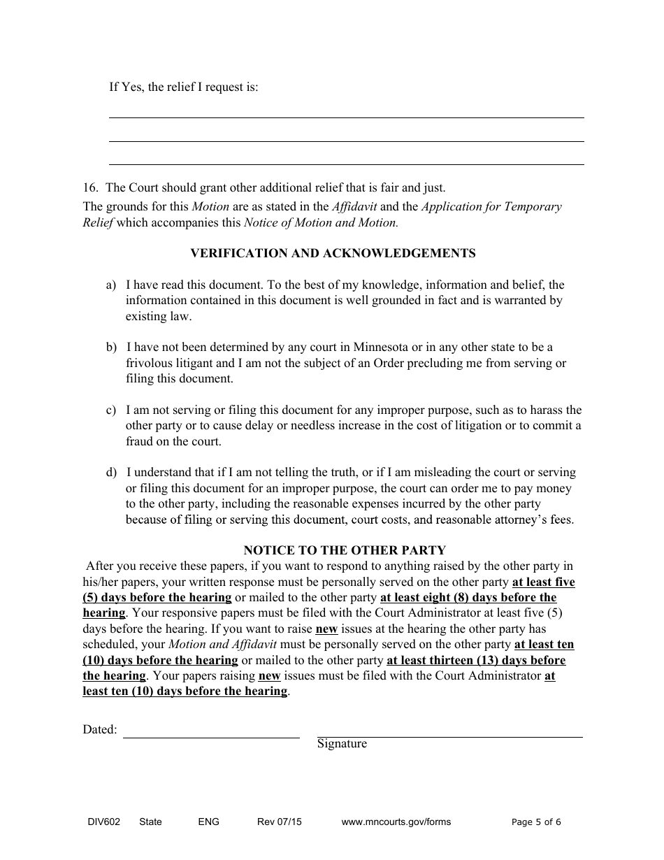 Form Div602 - Fill Out, Sign Online And Download Fillable Pdf 