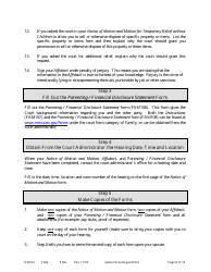 Form DIV601 Instructions for Request for Temporary Relief Pending Final Hearing Without Children - Minnesota, Page 8