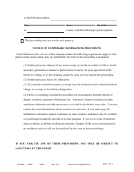Form DIV803 Combined Summons - Minnesota, Page 2