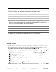 Form DIV1702 Joint Petition, Agreement, and Judgment and Decree for Marriage Dissolution With Children - Minnesota, Page 10