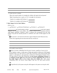 Form DIV1702 Joint Petition, Agreement, and Judgment and Decree for Marriage Dissolution With Children - Minnesota, Page 24