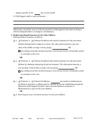 Form DIV1702 Joint Petition, Agreement, and Judgment and Decree for Marriage Dissolution With Children - Minnesota, Page 25