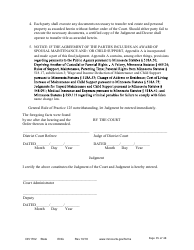 Form DIV1702 Joint Petition, Agreement, and Judgment and Decree for Marriage Dissolution With Children - Minnesota, Page 35