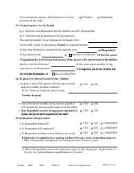 Form DIV802 Petition for Dissolution of Marriage With Children - Minnesota, Page 15