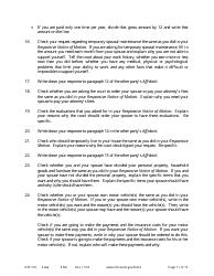 Form DIV1101 Response to a Request for Temporary Relief Pending Final Hearing With Children - Minnesota, Page 11