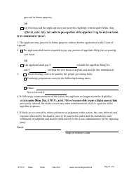 Form IFP115 Order Denying / Granting in Forma Pauperis in the Court of Appeals - Minnesota, Page 2