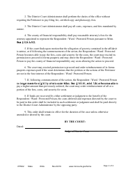 Form IFP402 Order for Proceeding in Forma Pauperis (Guardianship/Conservatorship) - Minnesota, Page 2