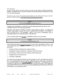 Instructions for Request for Temporary Relief Pending Final Hearing With Children - Minnesota, Page 13