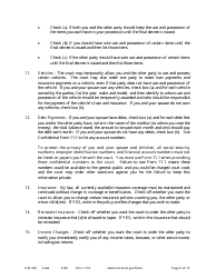 Instructions for Request for Temporary Relief Pending Final Hearing With Children - Minnesota, Page 6
