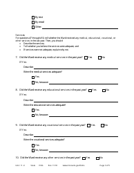 Form GAC11-U Personal Well-Being Report (Guardianship) - Minnesota, Page 3