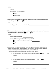 Form GAC11-U Personal Well-Being Report (Guardianship) - Minnesota, Page 4
