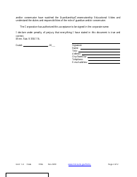 Form GAC1-U Acceptance of Appointment by Conservator / Guardian - Minnesota, Page 2