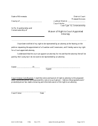 Form GAC6-UM Notice of Hearing and Notice of Rights (Minor) - Minnesota, Page 3