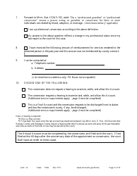 Form GAC14 Annual / Final Account - Minnesota, Page 3