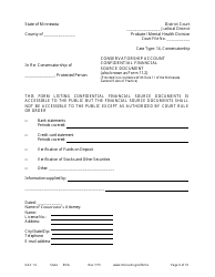 Form GAC14 Annual / Final Account - Minnesota, Page 6