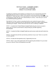 Document preview: Form GAC112 Instructions for Conservator's Ex Parte Petition and Order to Expend Funds - Minnesota