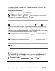 Form HAR802 Order Granting Petition for Ex Parte Harassment Restraining Order - Minnesota, Page 2
