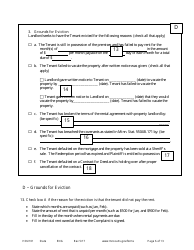 Form HOU101 Instructions - Eviction Action Complaint - Minnesota, Page 6
