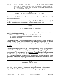 Form CSX1201 Instructions - Motion to Reinstate Driver&#039;s License - Minnesota, Page 3