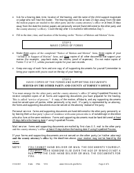 Form CSX2301 Instruction - Motion to Modify Medical Support Only (Expedited Process) - Minnesota, Page 4
