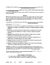 Form CSX2302 Motion to Modify Medical Support Only - Expedited Process - Minnesota, Page 2
