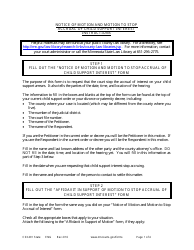 Form CSX401 Instructions - Motion to Stop Interest - Minnesota