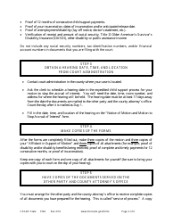 Form CSX401 Instructions - Motion to Stop Interest - Minnesota, Page 2